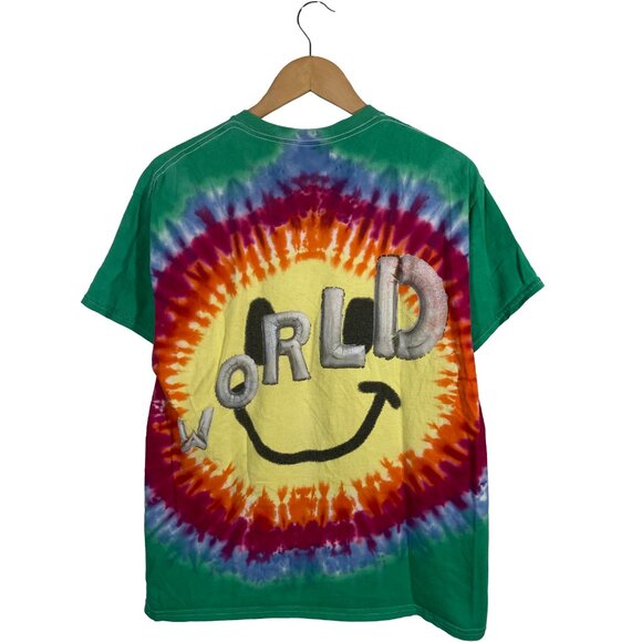 Travis Scott Astroworld Tie-Dye Smiley Tour T-Shirt Size L - Picture 4 of 7